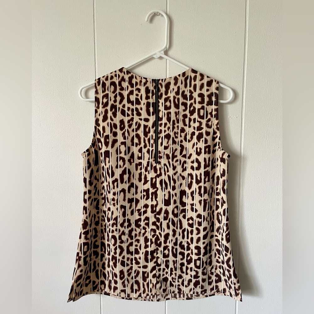 Cabi Leopard / Cheetah Print Blouse Top - Picture 9 of 11